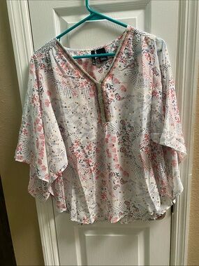NWT New Directions sheer blouse and or cover up